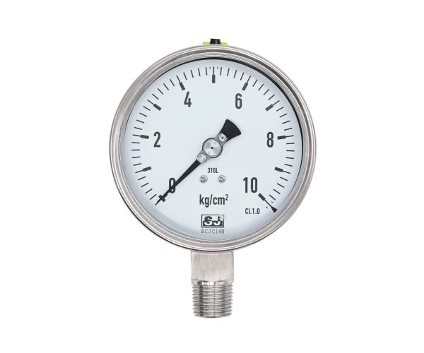 Stainless Steel Pressure Gauge, Laser Welding