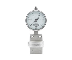 Differential Pressure Gauge, All-metal Media Chamber