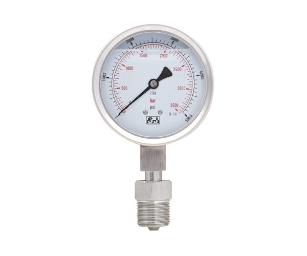 Stainless Steel Pressure Gauge, Ultra High Pressure
