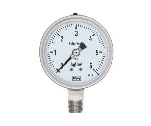 Stainless Steel Pressure Gauge with Solid Baffle Wall, Safety