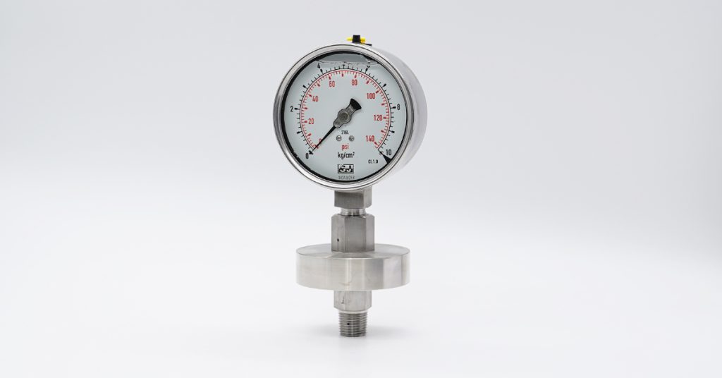 82mm Welded Diaphragm Seal Pressure Gauge