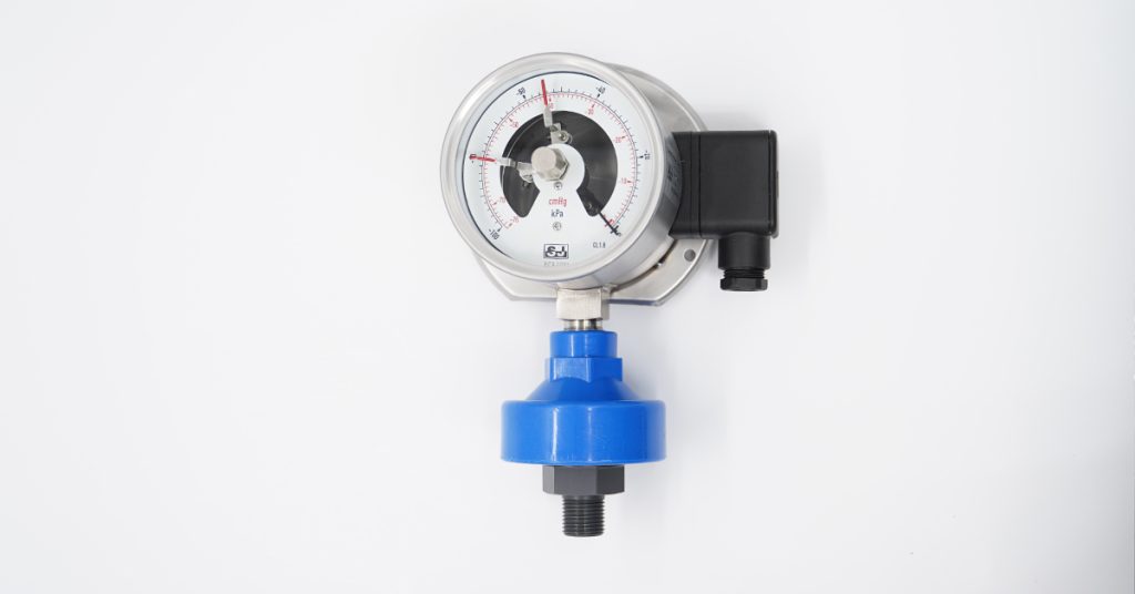 Pressure Gauge with alternative WIKA 990.31 Anti-corrosion Diaphragm Seal