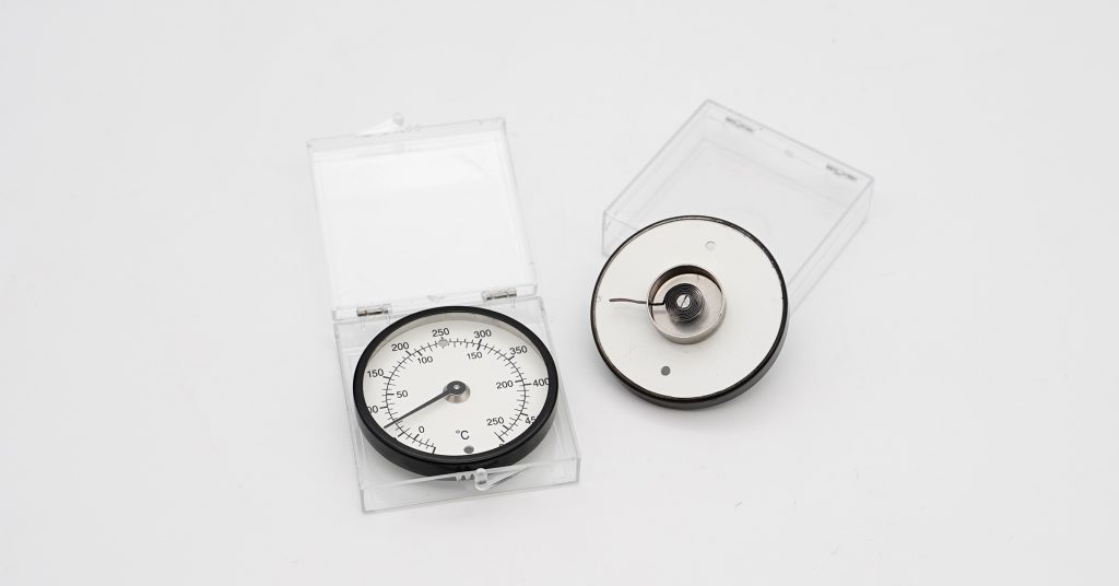 2.5 inches Bimetallic thermometer without magnetic surface