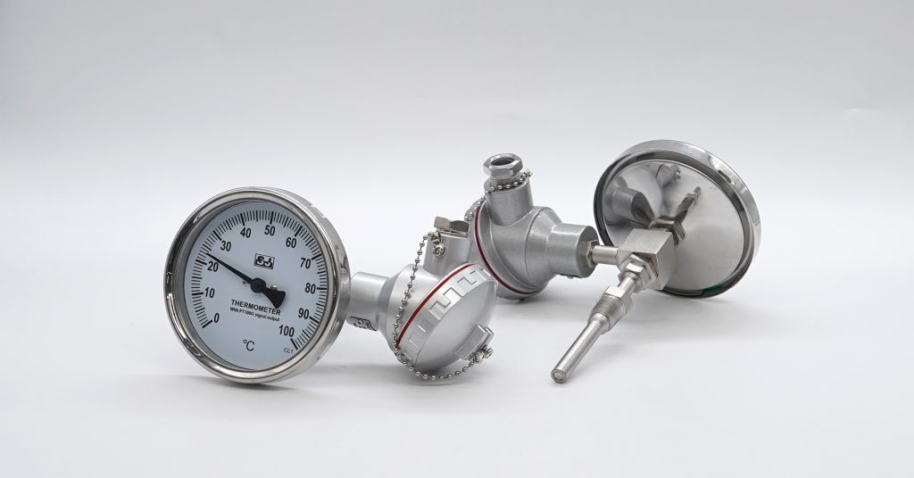 Dual mode thermometer with adjustable angles