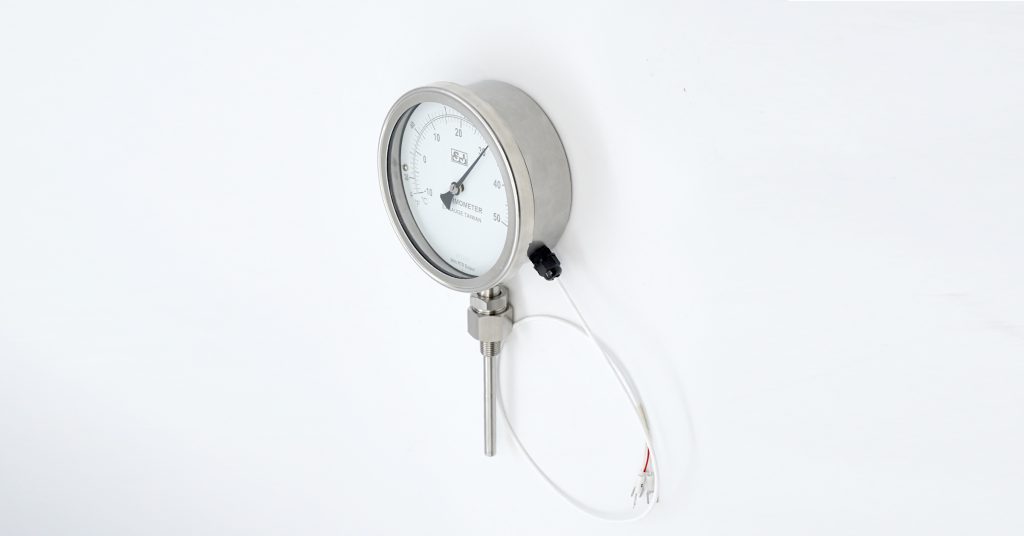 Temperature gauge with RTD output