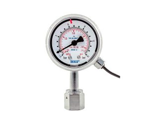 Bourdon tube pressure gauge, stainless steel