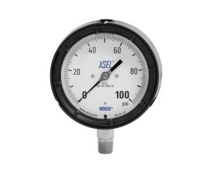 Bourdon tube pressure gauge, stainless steel XSEL® process pressure gauge