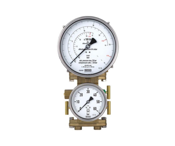 Differential pressure gauge Cryo Gauge, copper alloy or stainless steel, NS 160