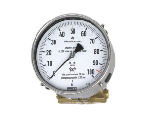 Differential pressure gauge Cryo Gauge, copper alloy or stainless steel, NS 160
